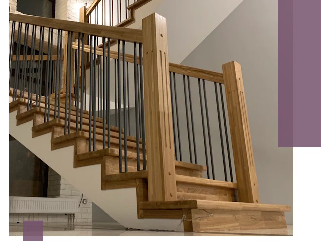 Реставрация деревянных и металлических лестниц в Карпинске