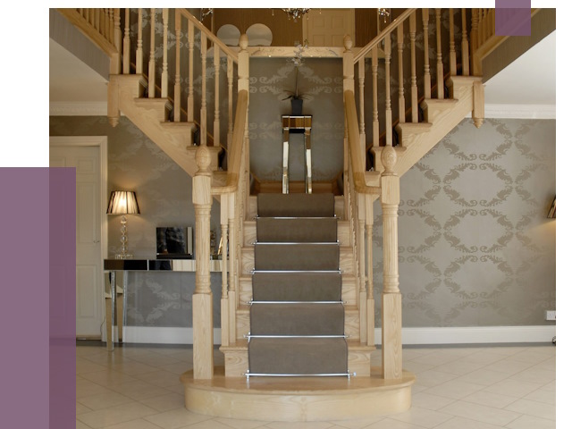 Монтаж деревянных лестниц в Карпинске от 7650 руб. 