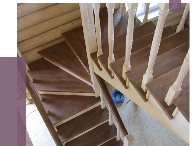 Реставрация деревянных лестниц в Карпинске от 4313 руб.