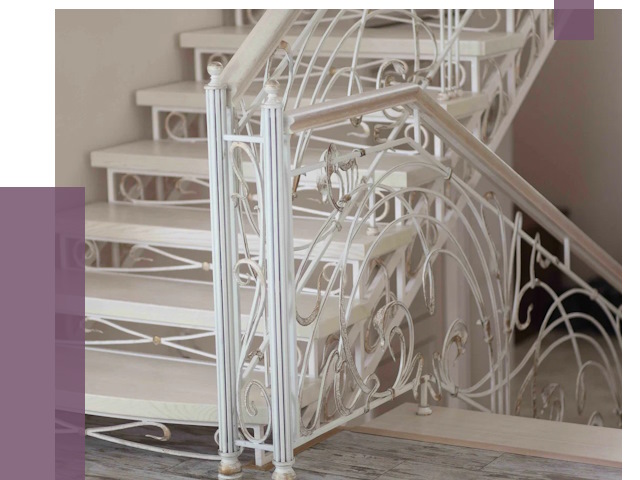 Изготовление кованых лестниц на заказ в Карпинске от 87278 руб. | ПРОЛЁТ-Кпн