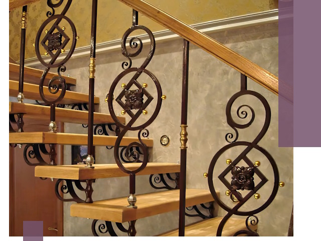 Изготовление кованых лестниц под ключ в Карпинске