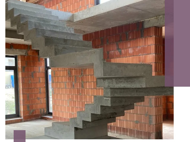 Изготовление бетонных лестниц под ключ в Карпинске