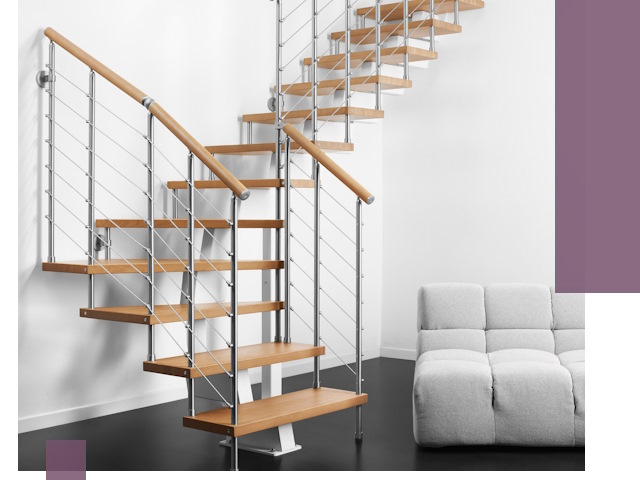 Модульные лестницы под ключ в Карпинске — монтаж и изготовление