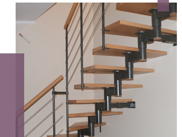 Изготовление модульных лестниц в Карпинске от 11552 руб. 