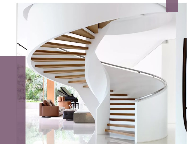 Винтовые лестницы в Карпинске под ключ от 48773 руб. | ПРОЛЁТ-Кпн