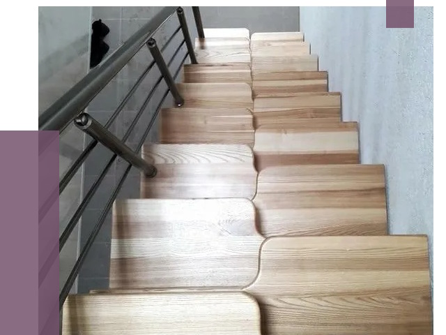 Лестницы гусиный шаг в Карпинске от 13092 руб. под ключ | ПРОЛЁТ-Кпн