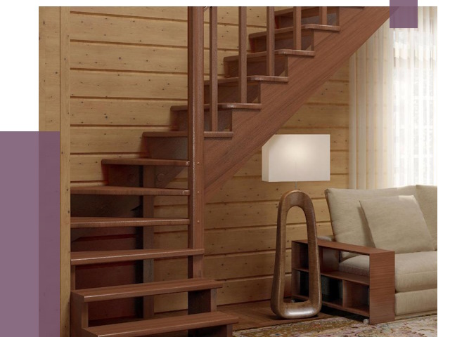 Лестницы эконом класса в Карпинске от 18328 руб. бюджетные решения