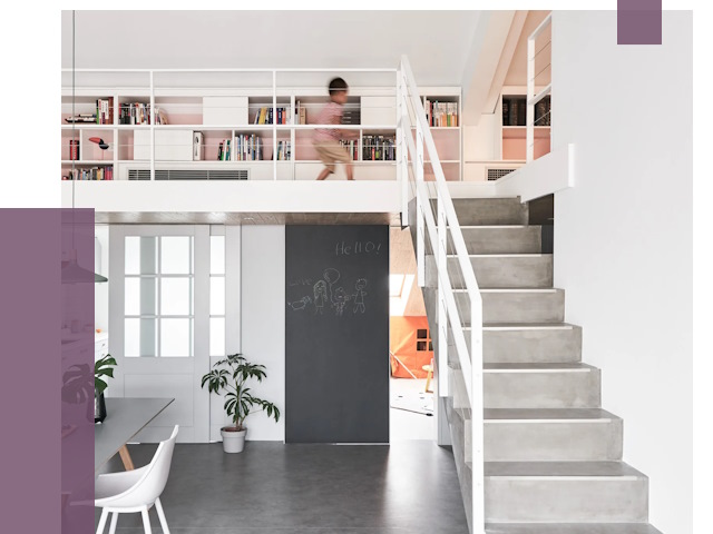 Лестницы для двухуровневой квартиры в Карпинске от 177123 руб. | ПРОЛЁТ-Кпн