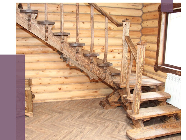 Лестницы в баню в Карпинске от 19201 руб. — изготовление | ПРОЛЁТ-Кпн