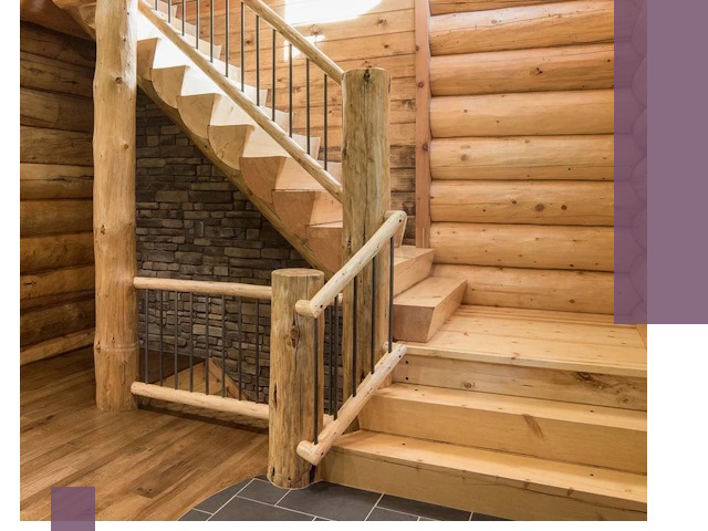 Лестницы в баню под заказ и профессиональный монтаж в Карпинске