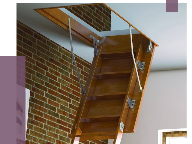 Установка чердачной лестницы в Карпинске от 7855 руб. | ПРОЛЁТ-Кпн