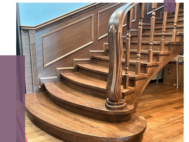 Дубовые лестницы под ключ в Карпинске от 177123 руб. — ПРОЛЁТ-Кпн