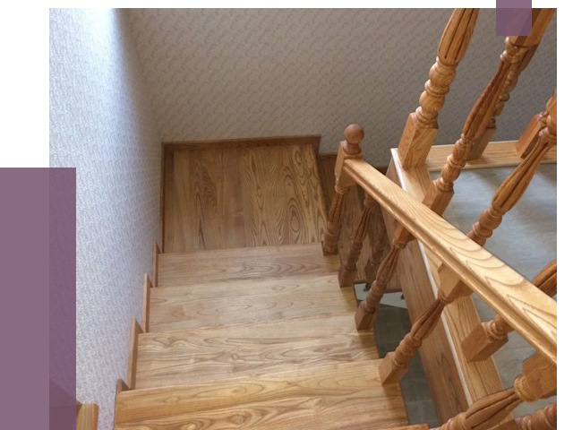 Сосновые лестницы в Карпинске под ключ от 8112 руб.  | ПРОЛЁТ-Кпн