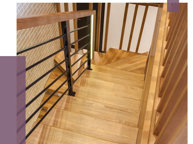 Лестницы из ясеня в Карпинске под ключ от 10063 руб. 