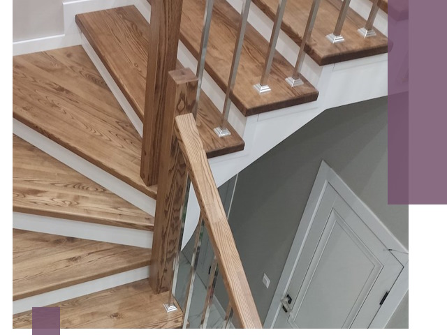 Обшивка металлических лестниц под ключ в Карпинске