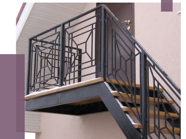 Металлические перила в Карпинске от 4313 руб.  | ПРОЛЁТ-Кпн