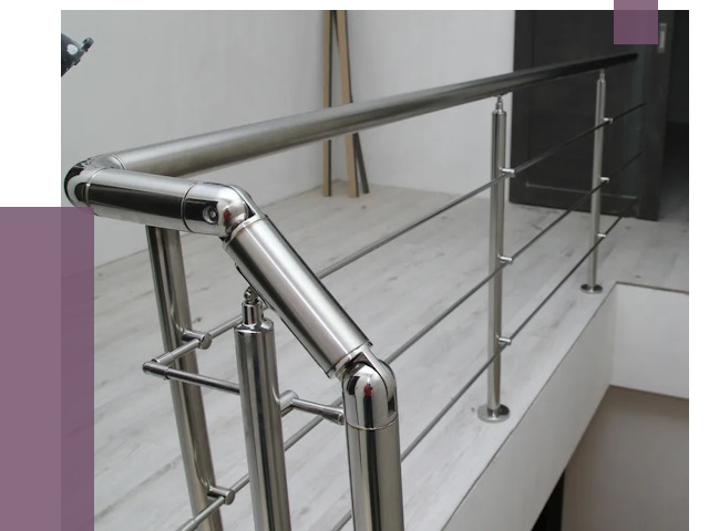 Перила из нержавеющей стали в Карпинске от 9036 руб. под ключ | ПРОЛЁТ-Кпн