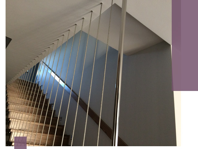 Тросовые перила под ключ в Карпинске — производство и монтаж