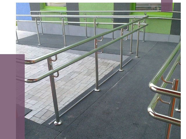 Ограждения пандусов в Карпинске от 4364 руб. монтаж | ПРОЛЁТ-Кпн