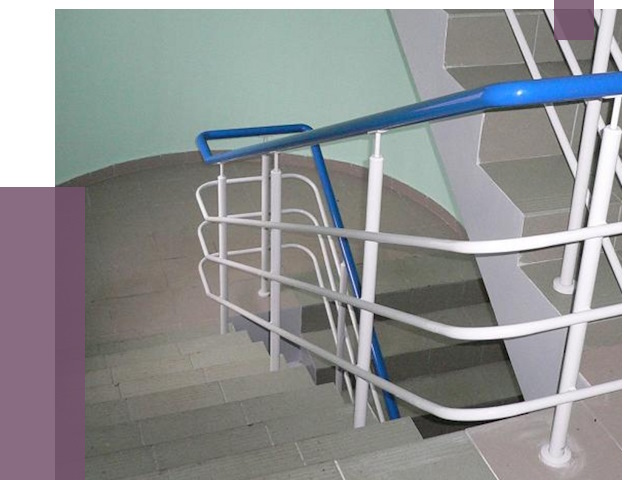 Перила в подъезде в Карпинске — установка и замена от 7444 руб. | ПРОЛЁТ-Кпн