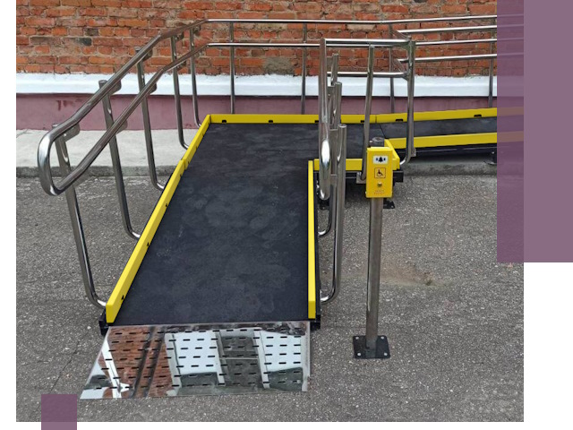 Изготовление наклонных пандусов для инвалидов в Карпинске