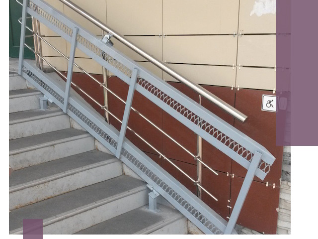 Изготовление откидных пандусов под ключ в Карпинске