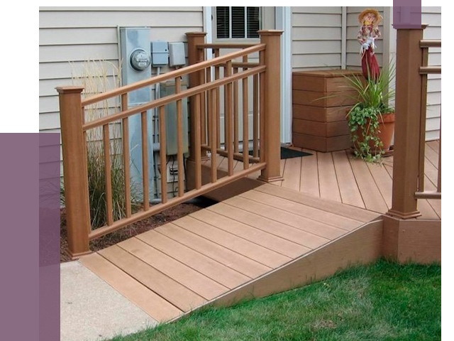 Пандус на крыльцо в Карпинске под ключ от 7804 руб. 