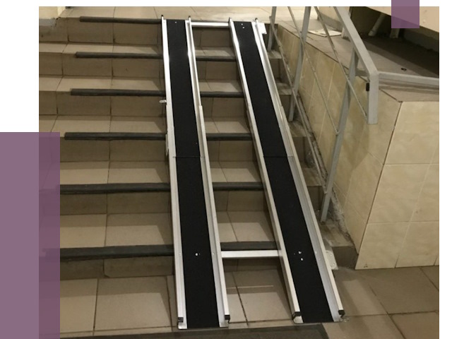 Установка пандуса в подъезд в Карпинске от 8009 руб. под ключ | ПРОЛЁТ-Кпн