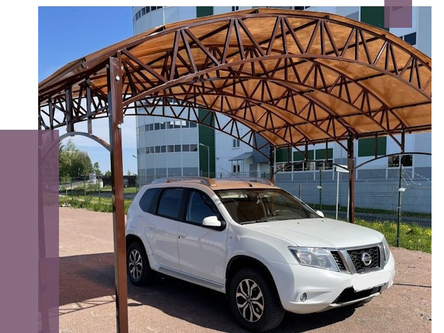 Недорогие навесы в Карпинске от 43126 руб. | ПРОЛЁТ-Кпн