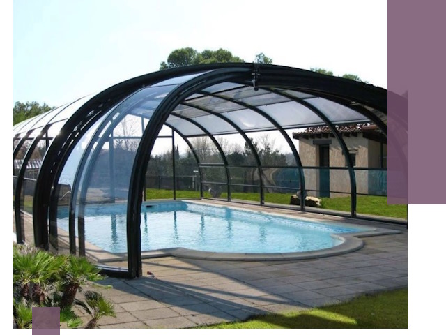 Навесы для бассейна в Карпинске: изготовление и монтаж под ключ