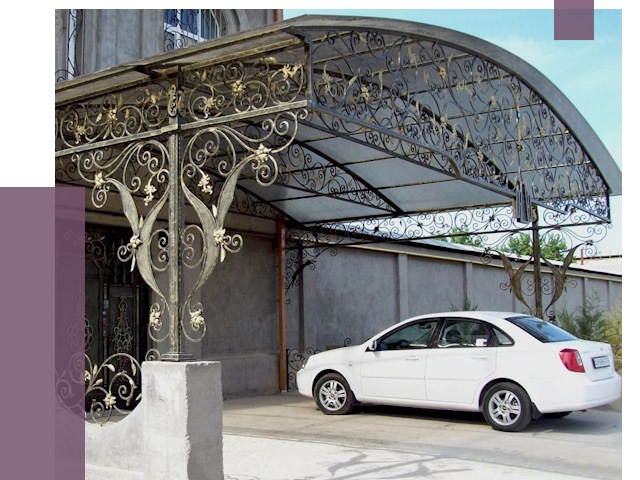 Кованые навесы в Карпинске от 14632 руб. | ПРОЛЁТ-Кпн