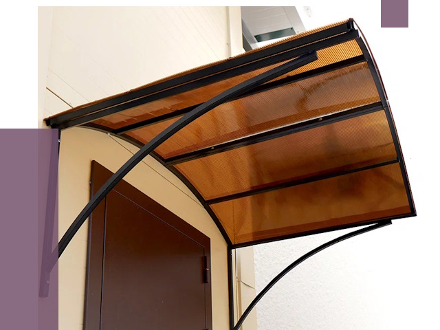 Недорогие козырьки в Карпинске от 7619 руб.  | ПРОЛЁТ-Кпн