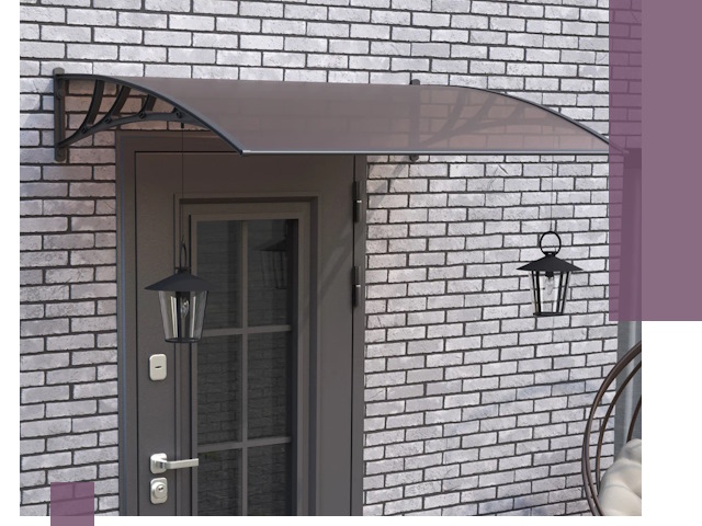 Недорогие козырьки и навесы под ключ в Карпинске