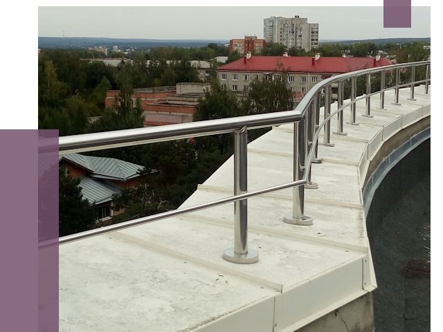 Парапеты и ограждения кровли в Карпинске от 4980 руб.