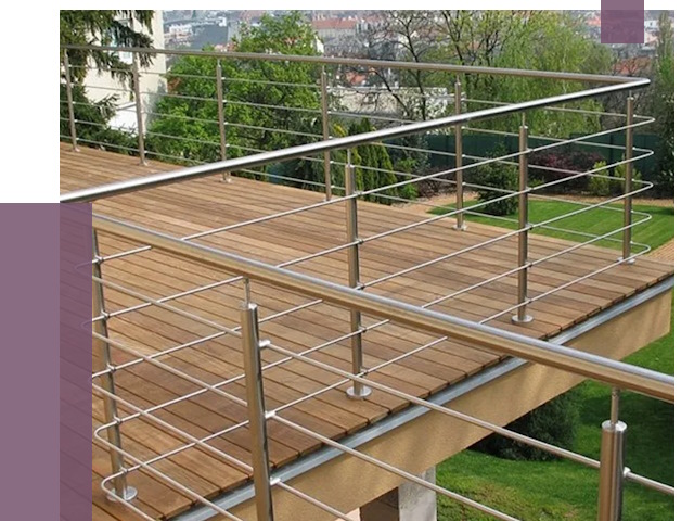 Алюминиевые парапеты в Карпинске под ключ от 7804 руб. 