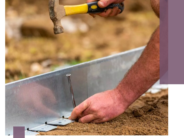 Монтаж металлических бордюров в Карпинске быстро и качественно