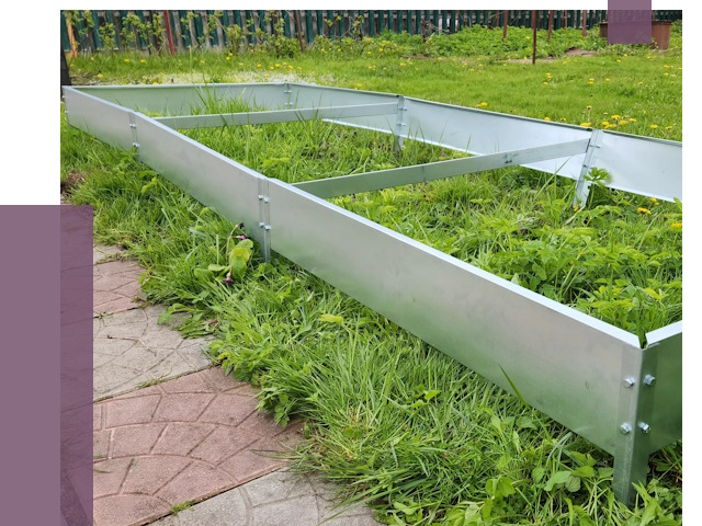 Металлические бордюры для грядок в Карпинске от 1797 руб. 