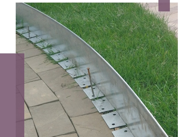 Металлические бордюры для тротуаров в Карпинске от 8728 руб.