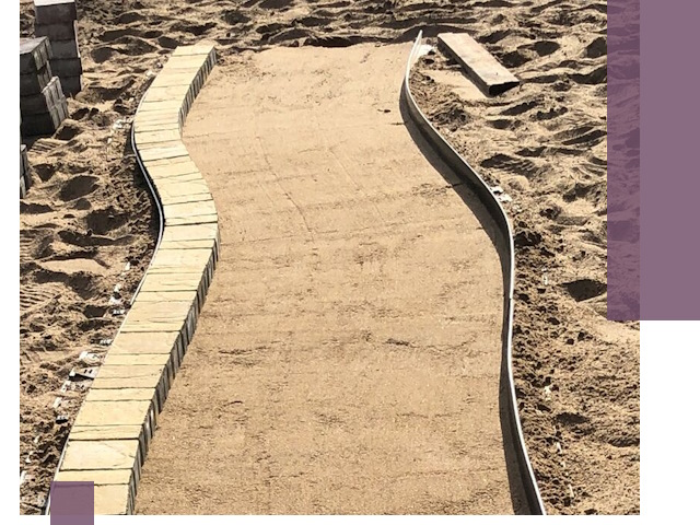 Металлические бордюры для тротуаров в Карпинске — прочные и долговечные