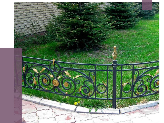 Кованые газонные ограждения в Карпинске от 7650 руб. — ПРОЛЁТ-Кпн
