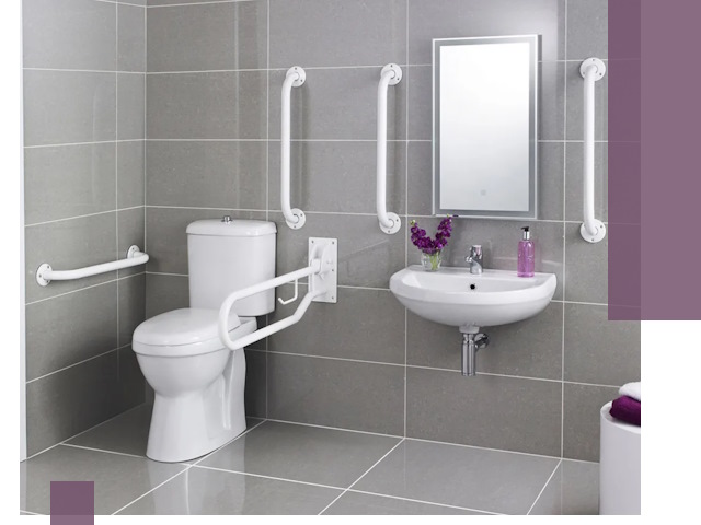 Поручни для санузлов в Карпинске: установка, ремонт и монтаж